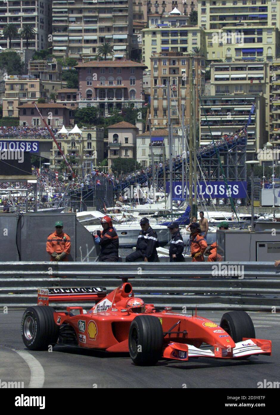 German Formula One Driver Michael Schumacher Drives His Ferrari During The Qualifying Session Ofthe Monaco Grand Prix German Formula One Driver Michael Schumacher Drives His Ferrari On The Port Of Monaco During German Formula One Driver Michael Schumacher Drives His Ferrari During The Qualifying Session Ofthe Monaco Grand Prix German Formula One Driver Michael Schumacher Drives His Ferrari On The Port Of Monaco During