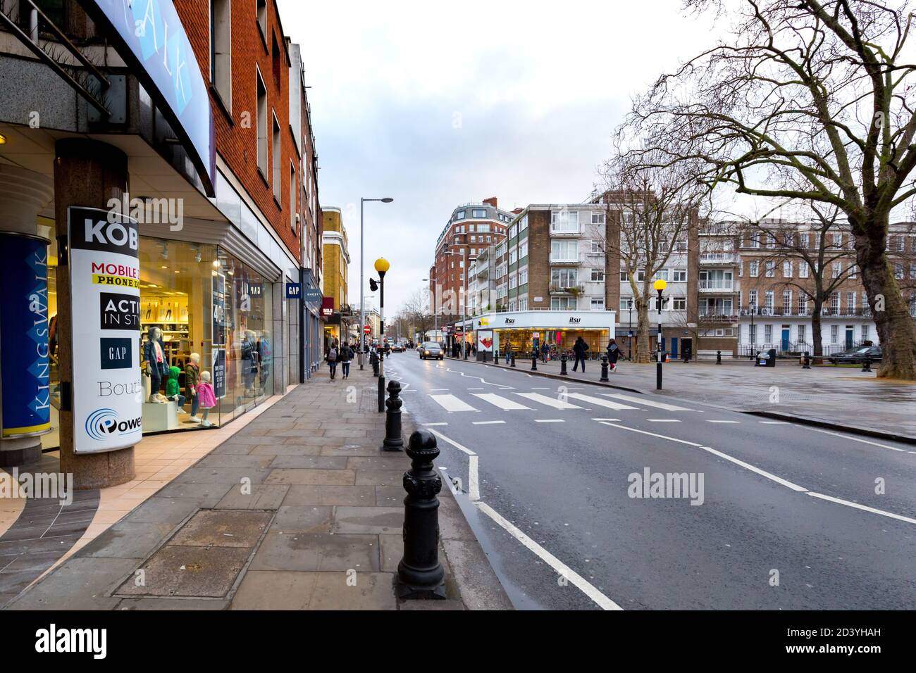 London, Uk June 23, 2017 Sloane Square, King's road shopping area