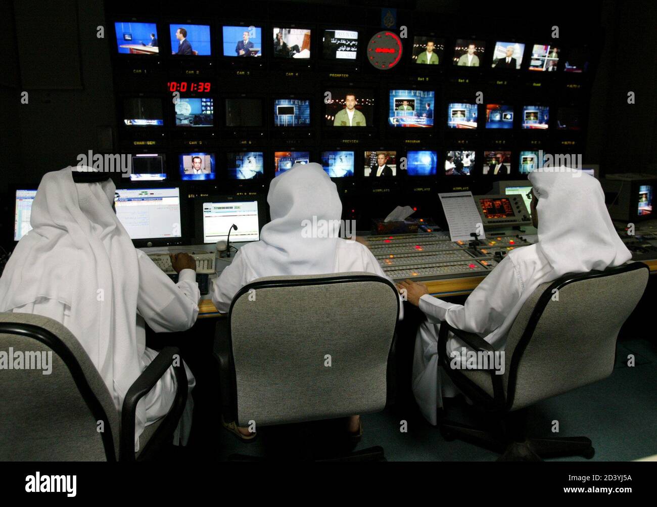 Al Jazeera Tv Arabic Channel High Resolution Stock Photography and