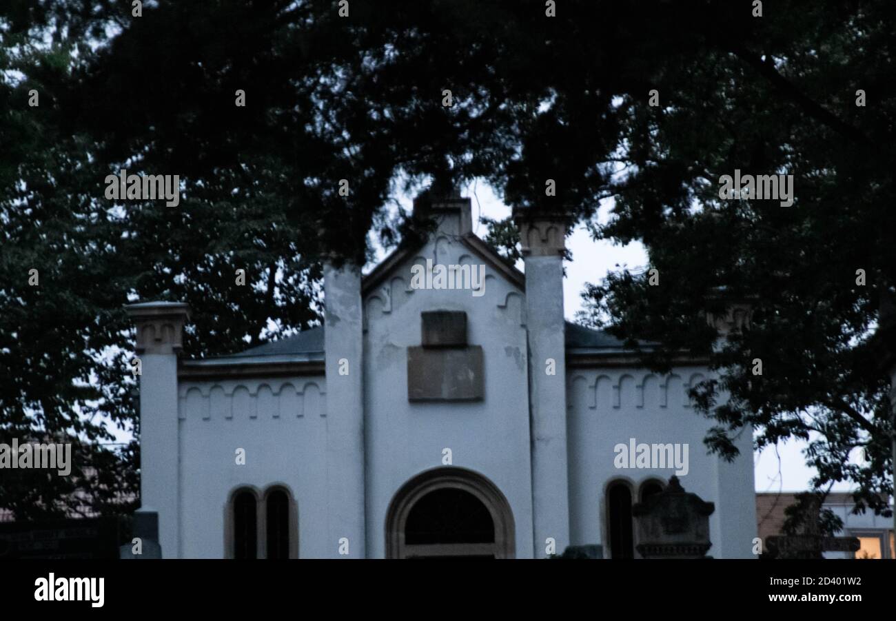 A upper part of a crypt an noble crypt from Transylvania.White crypt ...
