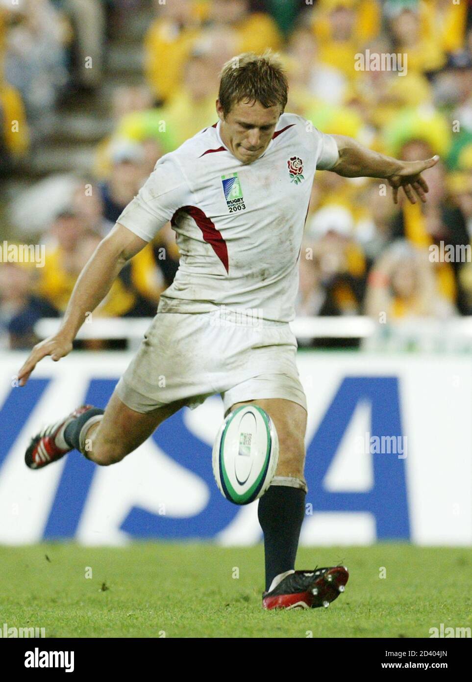 Jonny Wilkinson Drop Goal World Cup High Resolution Stock Photography