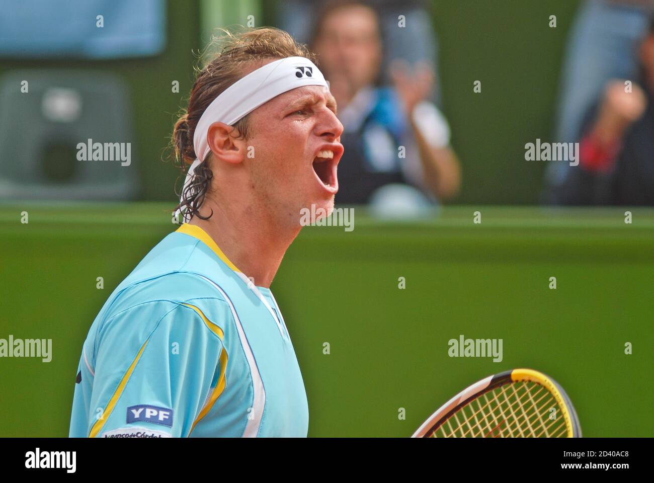 David Nalbandian (Argentina). Davis Cup 2008 Stock Photo