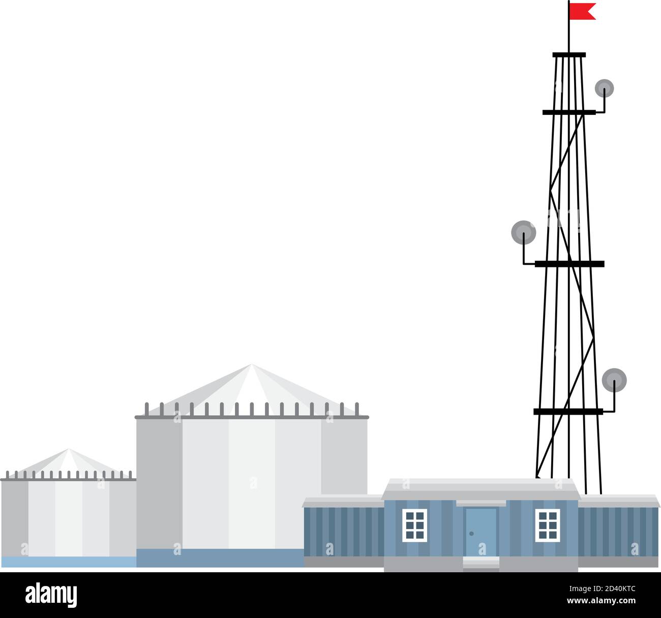 building house and antenna design, Signal broadcast and