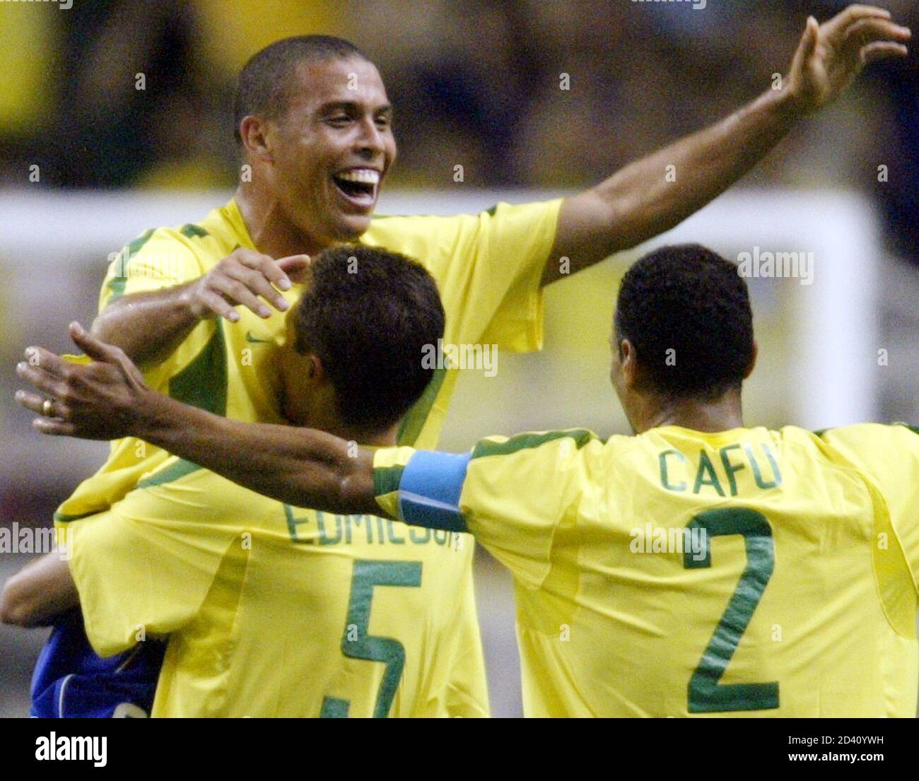 Rivaldo Brazil Celebrates Goal Against Hi Res Stock Photography And Images Alamy