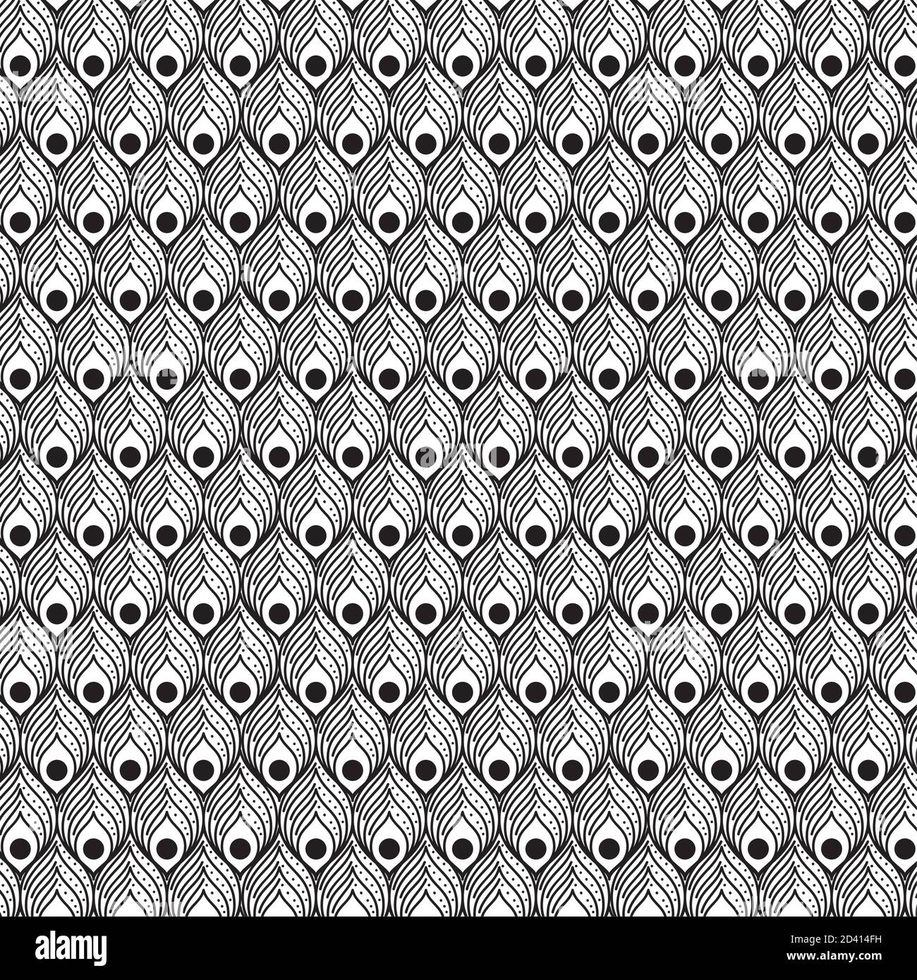 background black and white feathers pattern vector design Stock Vector ...