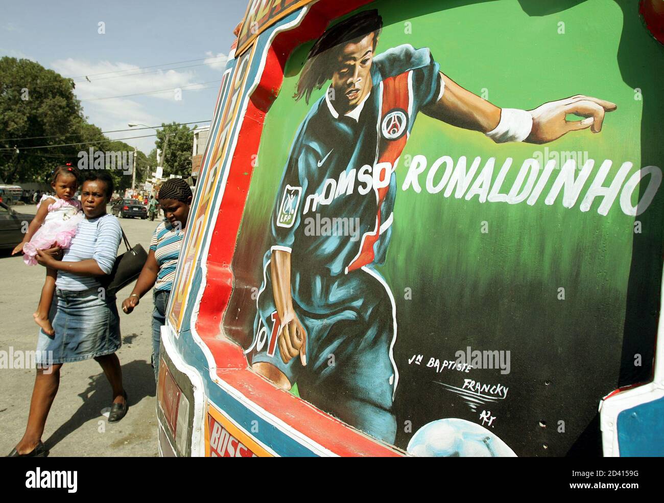 Painting Of Ronaldinho High Resolution Stock Photography And Images Alamy