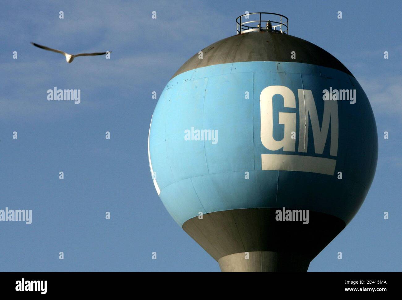 The Logo Of General Motors Opel Ag Belgian Unit Is Seen At The Opel Car Factory