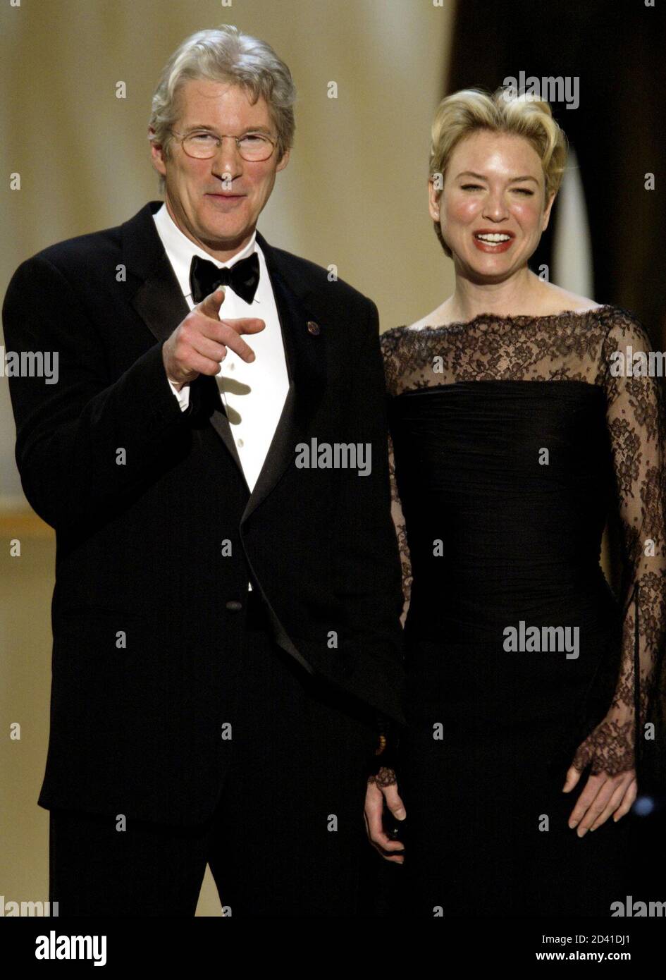 Actors Richard Gere and Renee Zellweger, stars of the film