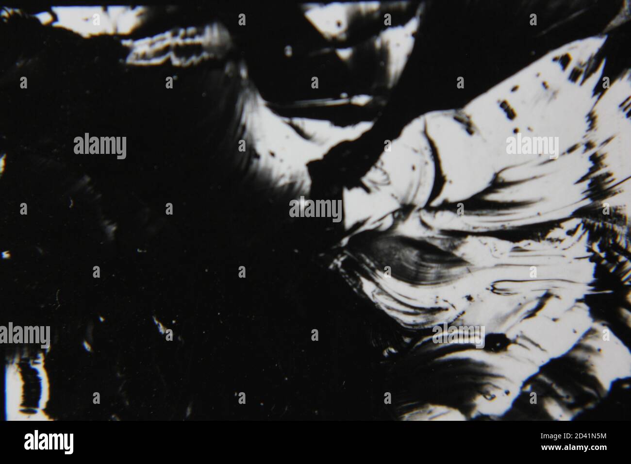 Fine 1970s vintage black and white photography of a pure abstract ...