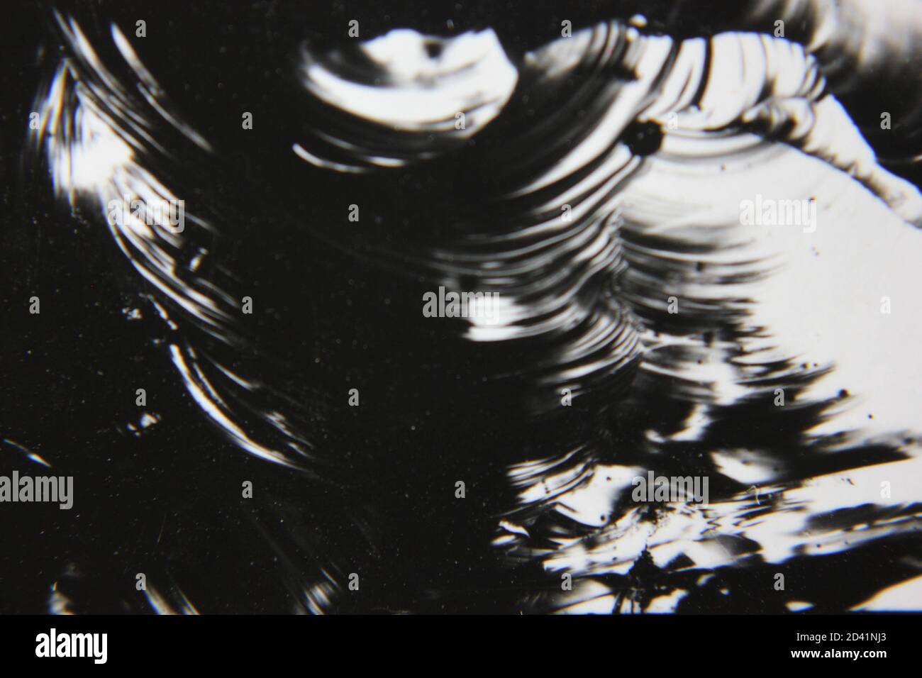 Fine 1970s vintage black and white photography of a pure abstract ...