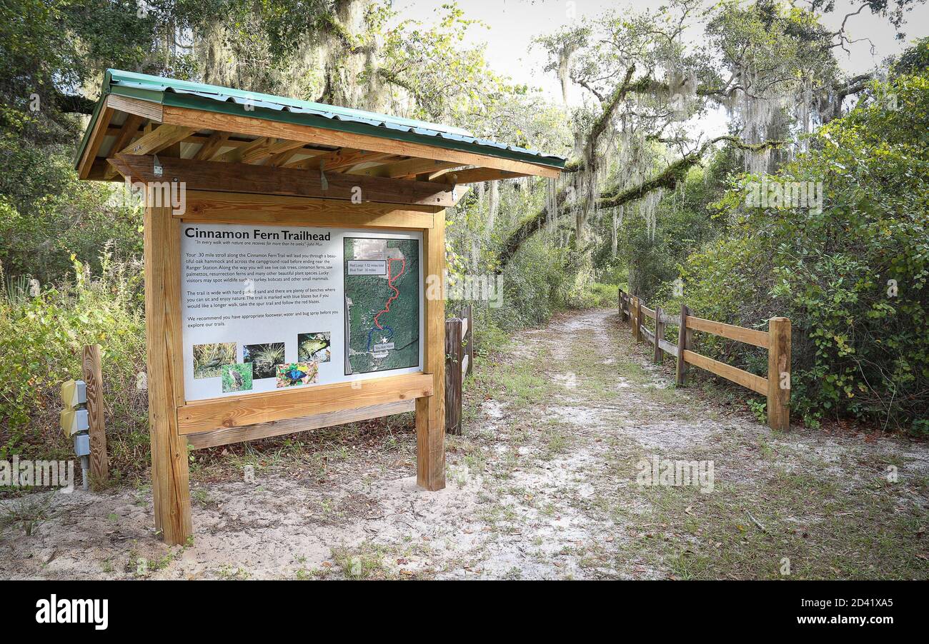 FRUITLAND PARK, FLORIDA, UNITED STATES Oct 22, 2018 A hiking