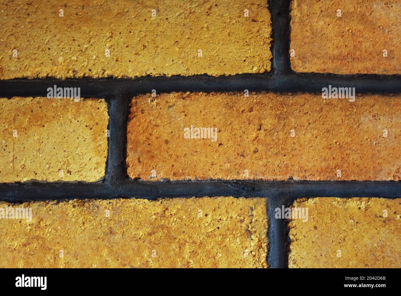 Decorative orange brick wall seamles texutre Stock Photo Alamy