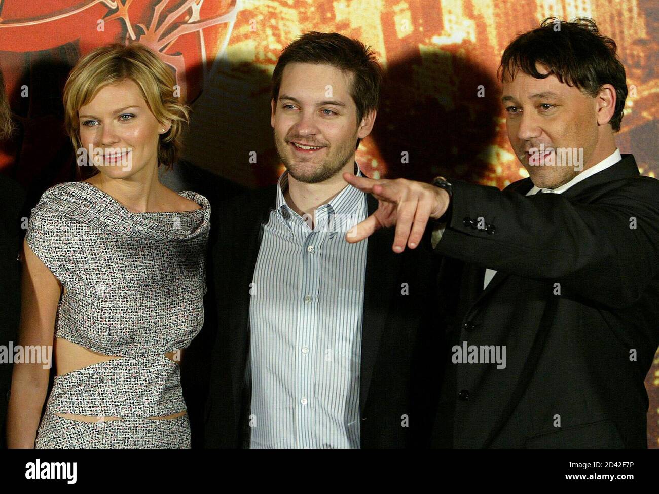 Tobey maguire rosemary harris spider man hires stock photography and