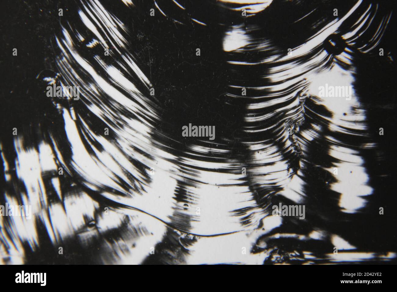 Fine 1970s vintage black and white photography of a pure abstract ...