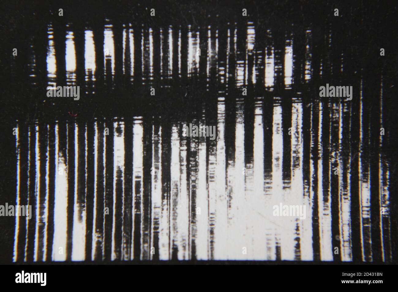 Fine 1970s vintage black and white photography of a pure abstract ...