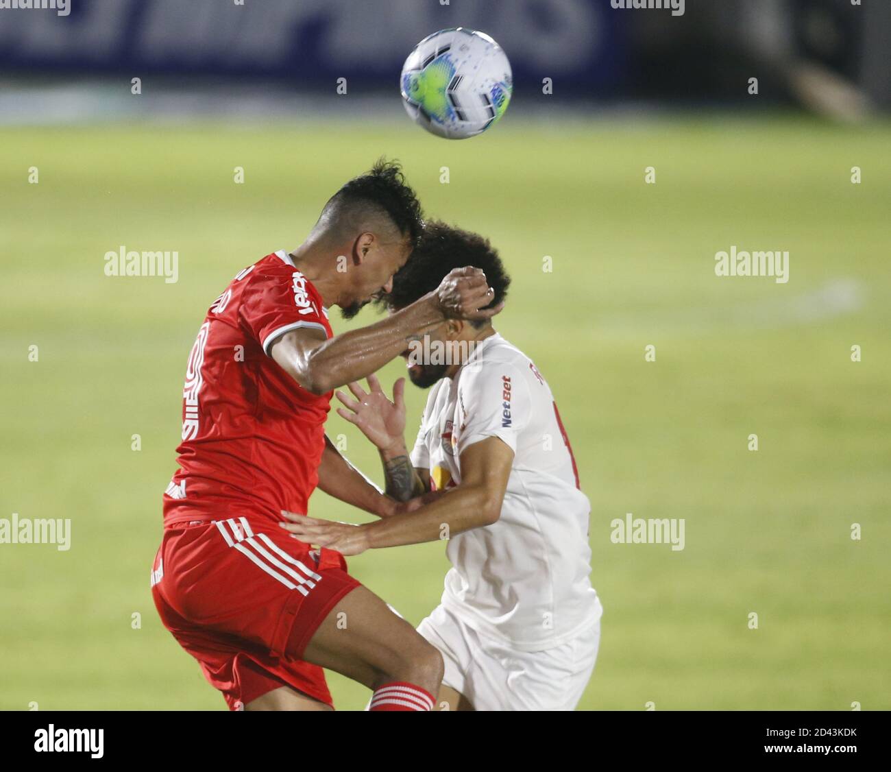 Rodrigo Lindoso Of Inter And Lucas Evangelista Of Rb Bragantino During The Campeonato Brasileiro Serie A Brazilian League Football Match Between Red Bull Bragantino And Internacional Game Ended In A 0 2 Victory