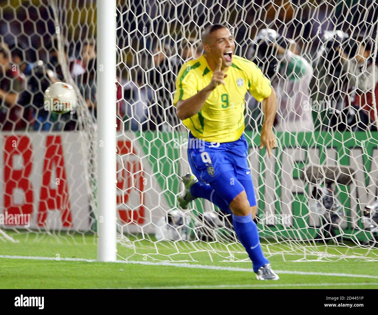 Brazil S Ronaldo Celebrates After Scoring His First Goal Against Germany During The World Cup Final In Yokohama June 30 02 Brazil Won A Record Fifth World Cup On Sunday When Ronaldo Erased Brazil S Ronaldo Celebrates After Scoring His First Goal Against Germany During The World Cup Final In Yokohama June 30 02 Brazil Won A Record Fifth World Cup On Sunday When Ronaldo Erased