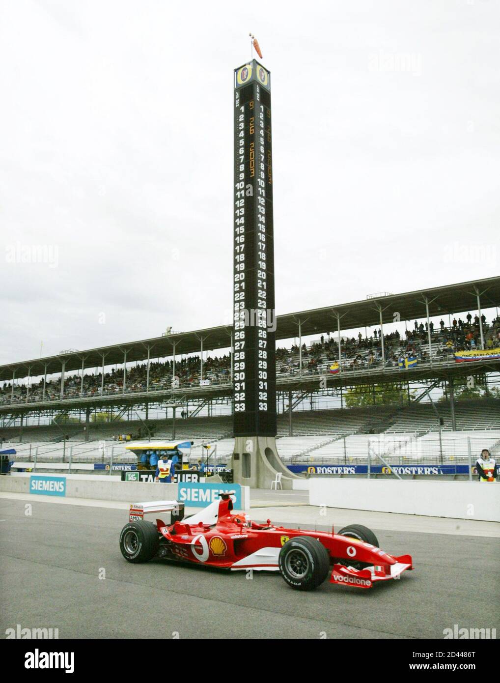 Michael Schumacher Pit Lane High Resolution Stock Photography and