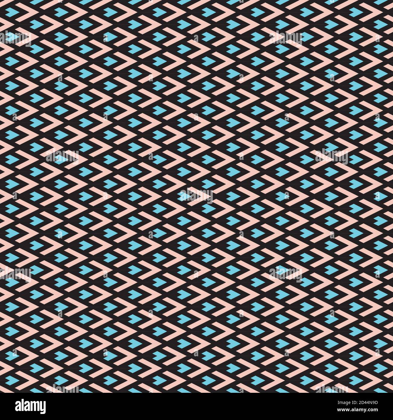Seamless pattern with colored arrows Stock Vector