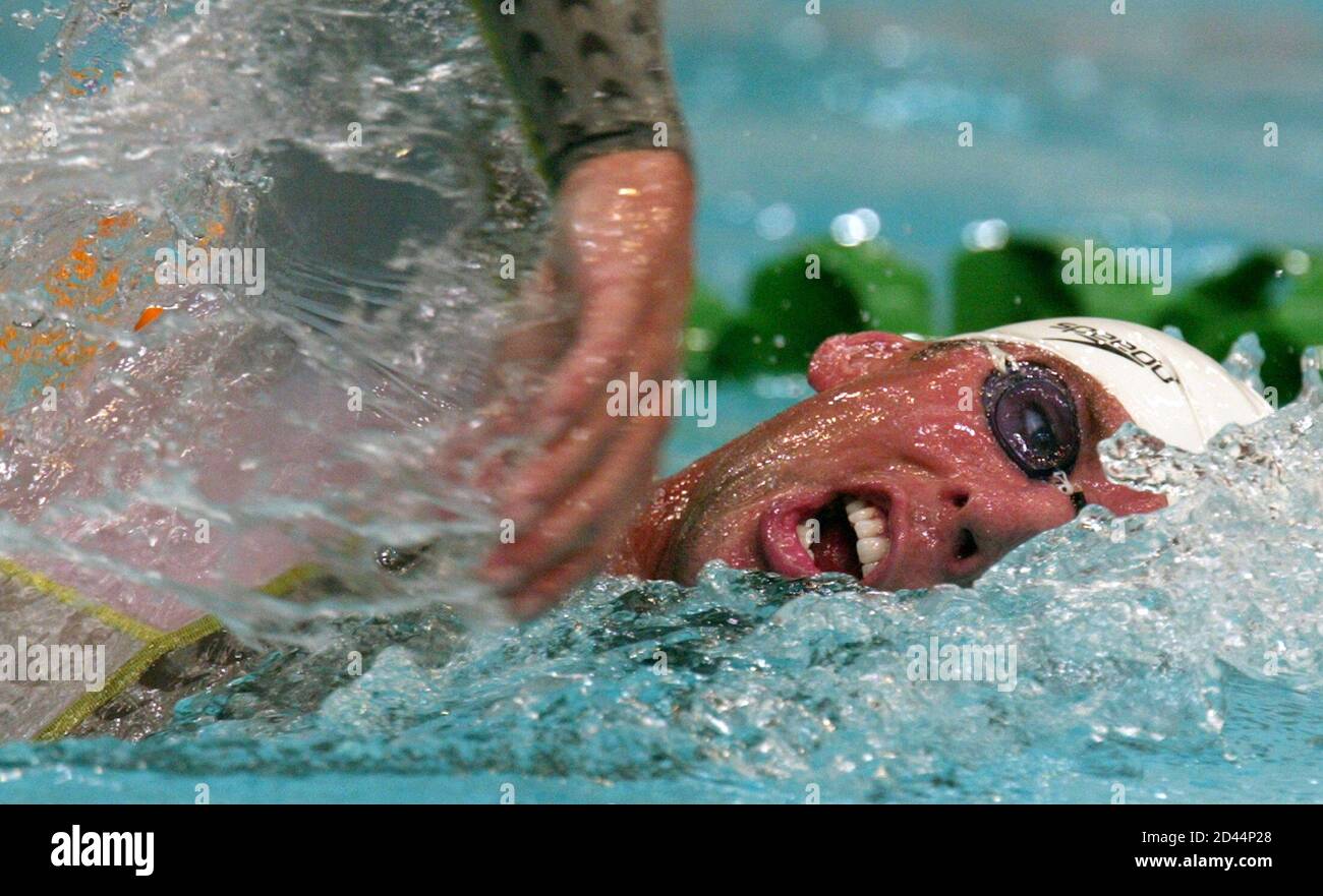 GRANT HACKETT QUALIFIES FASTEST FOR MEN'S 1500 METRES FREESTYLE DURING