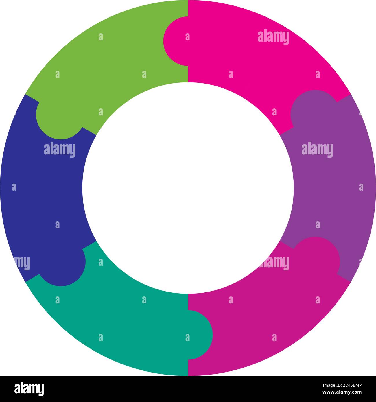 Segmented circle(s) from 2 to 20 parts. Circular pie-chart, pie-graph ...