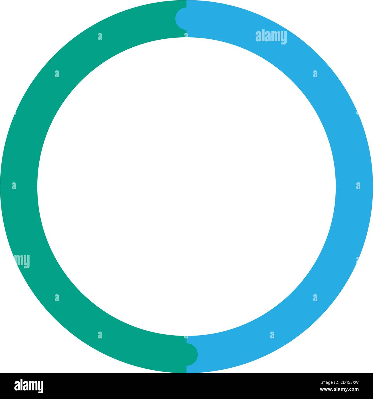 Segmented circle(s) from 2 to 20 parts. Circular pie-chart, pie-graph ...