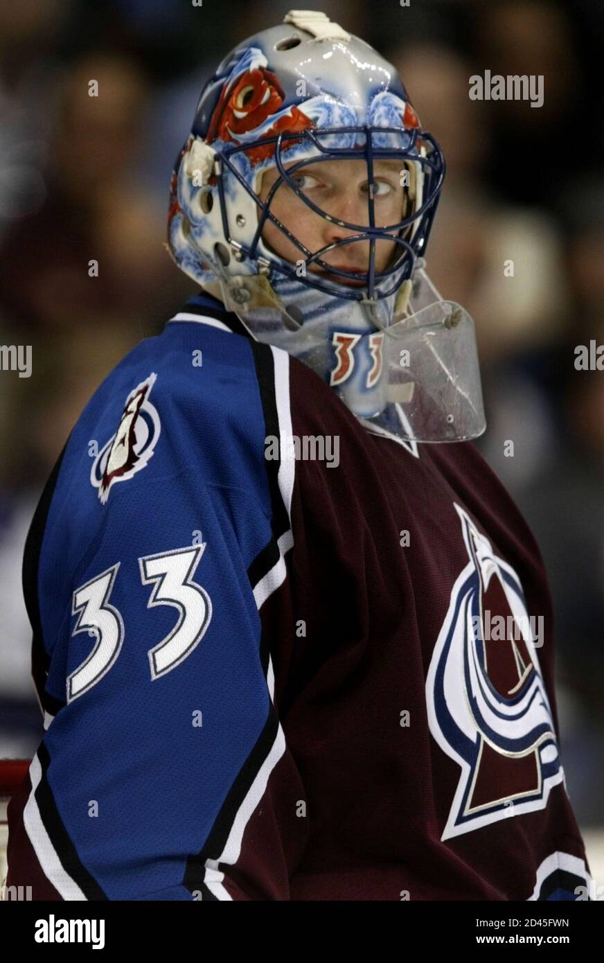 former avalanche goalie patrick