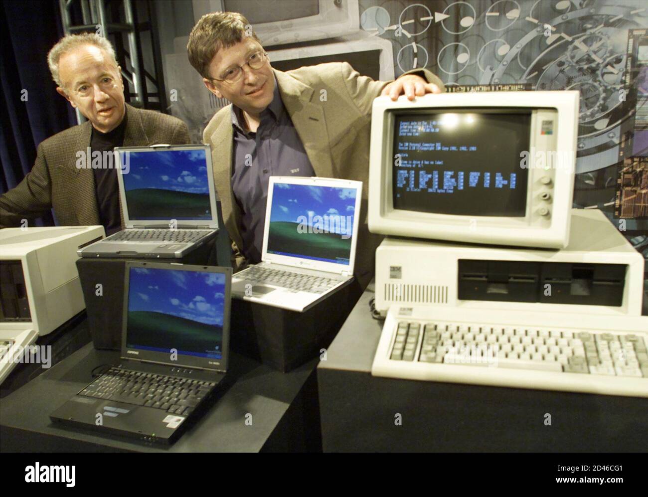 Разработчик операционной системы. IBM PC 5150. Билл Гейтс 2000. Билл Гейтс 2001. Первую модель персонального компьютера — IBM 5150.