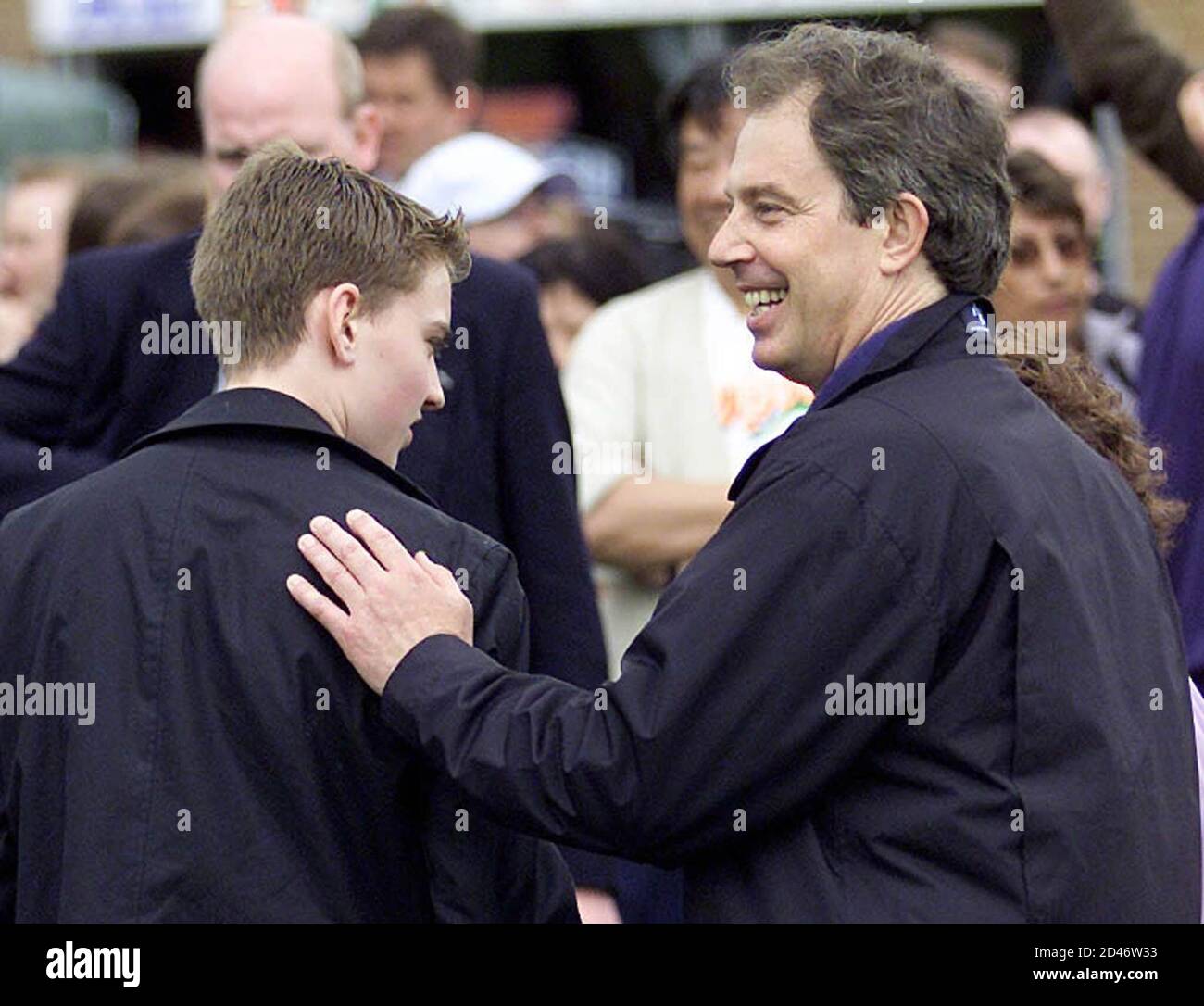 Prime minister tony blairs son euan hi-res stock photography and images
