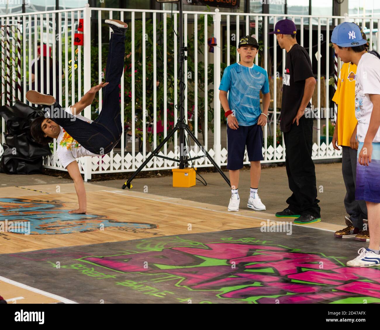 Street dancing Stock Photo