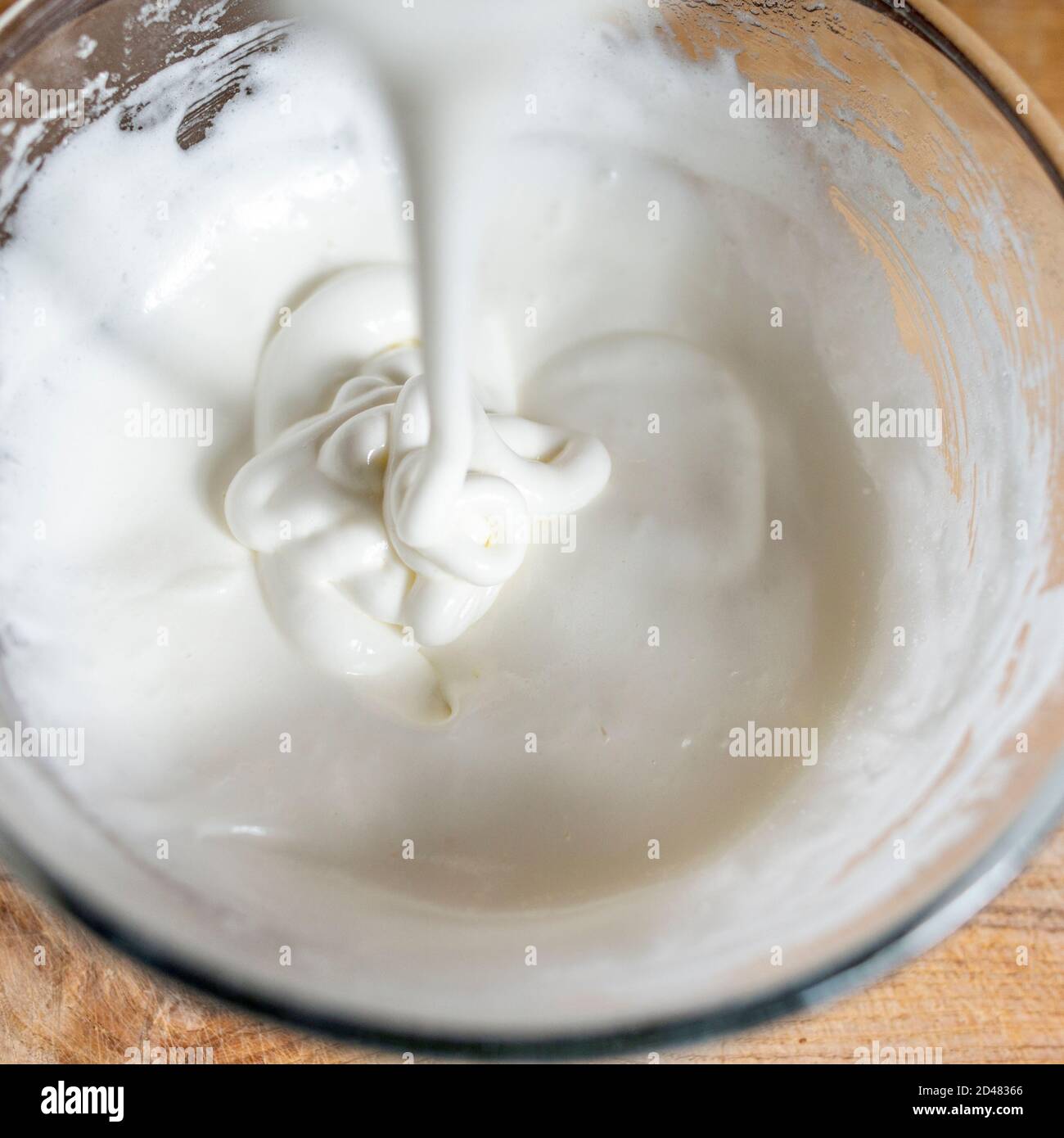 Home Made Meringues Stock Photo Alamy