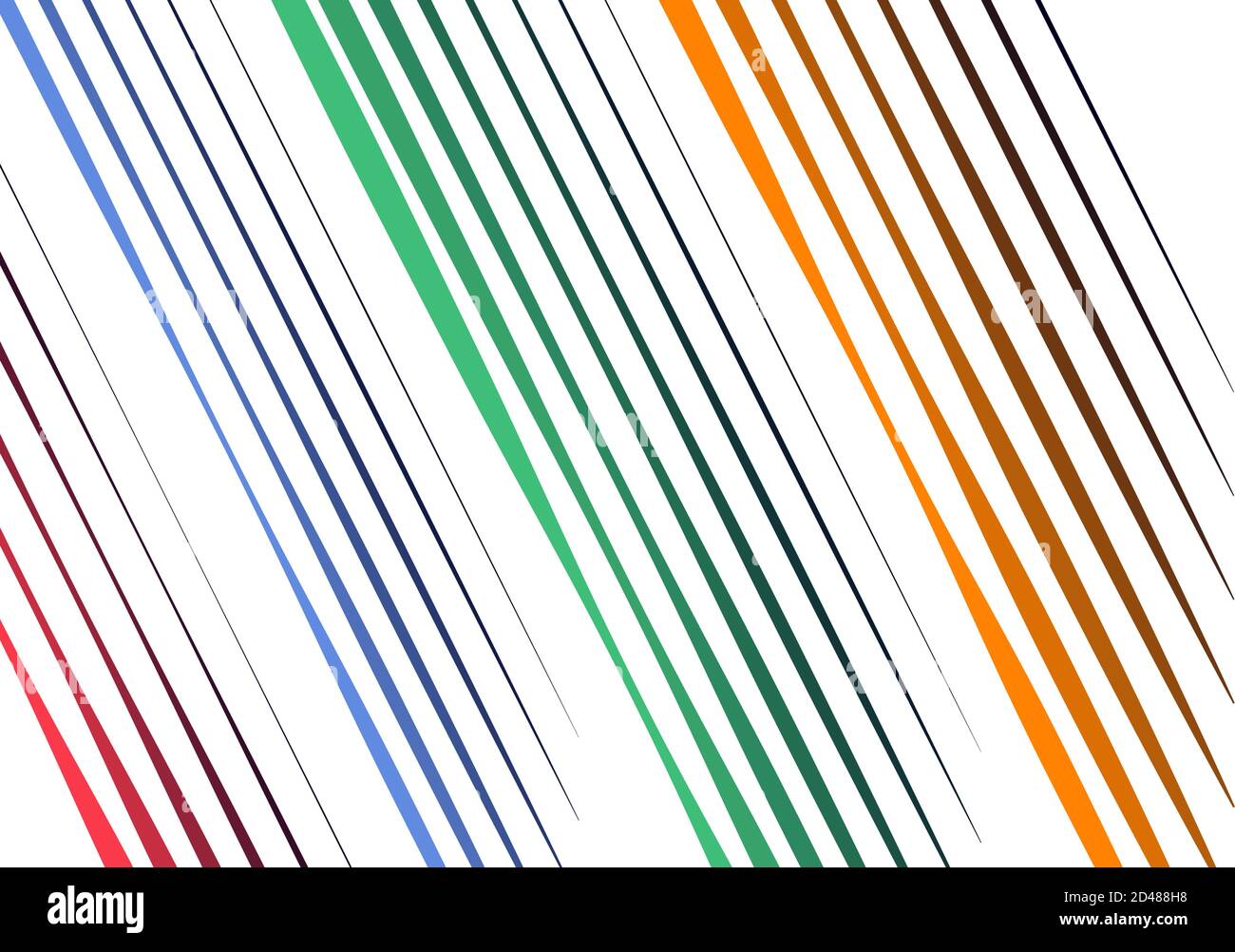 Diagonal, oblique, slanted random lines, stripes. Vector illustration Stock Vector