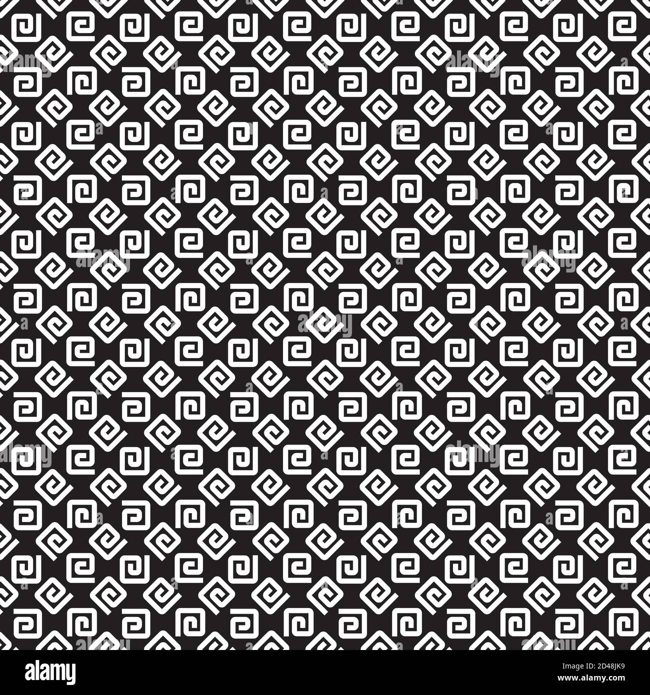Seamless pattern with white E letter Stock Vector