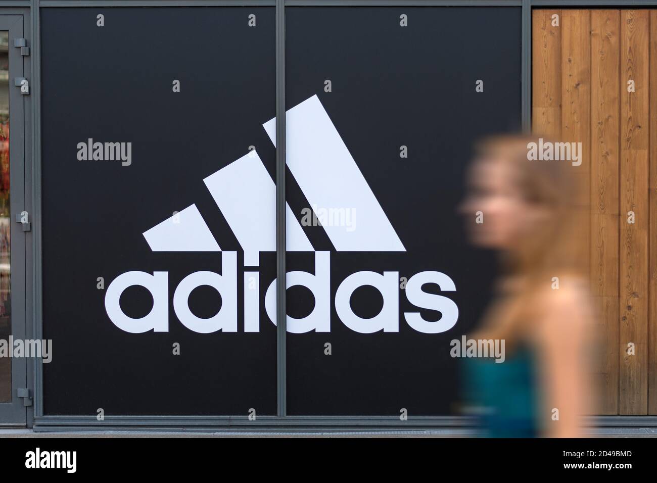 Lyon, France - August 29, 2020. Front view of Adidas store. German  multinational corporation. Largest sportswear manufacturer in Europe Stock  Photo - Alamy