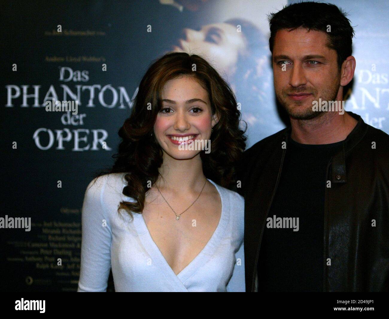 Butler Emmy Rossum Phantom Opera High Resolution Stock Photography and