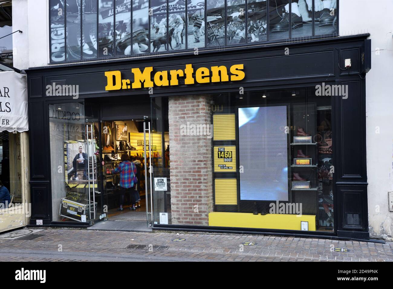 Doc Martens Brand shop - Les Halles - Paris - France Stock Photo - Alamy