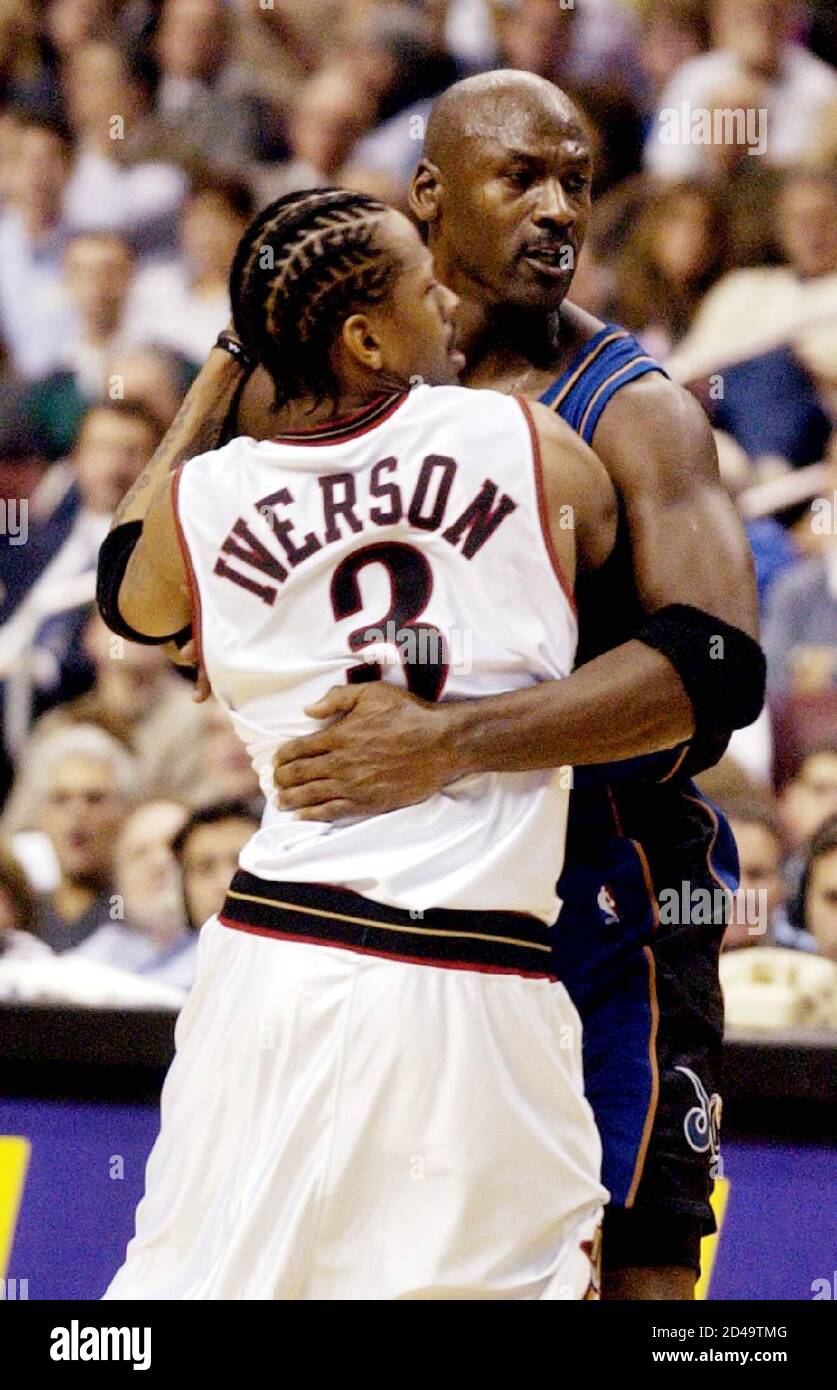 Philadelphia 76ers guard Allen Iverson 