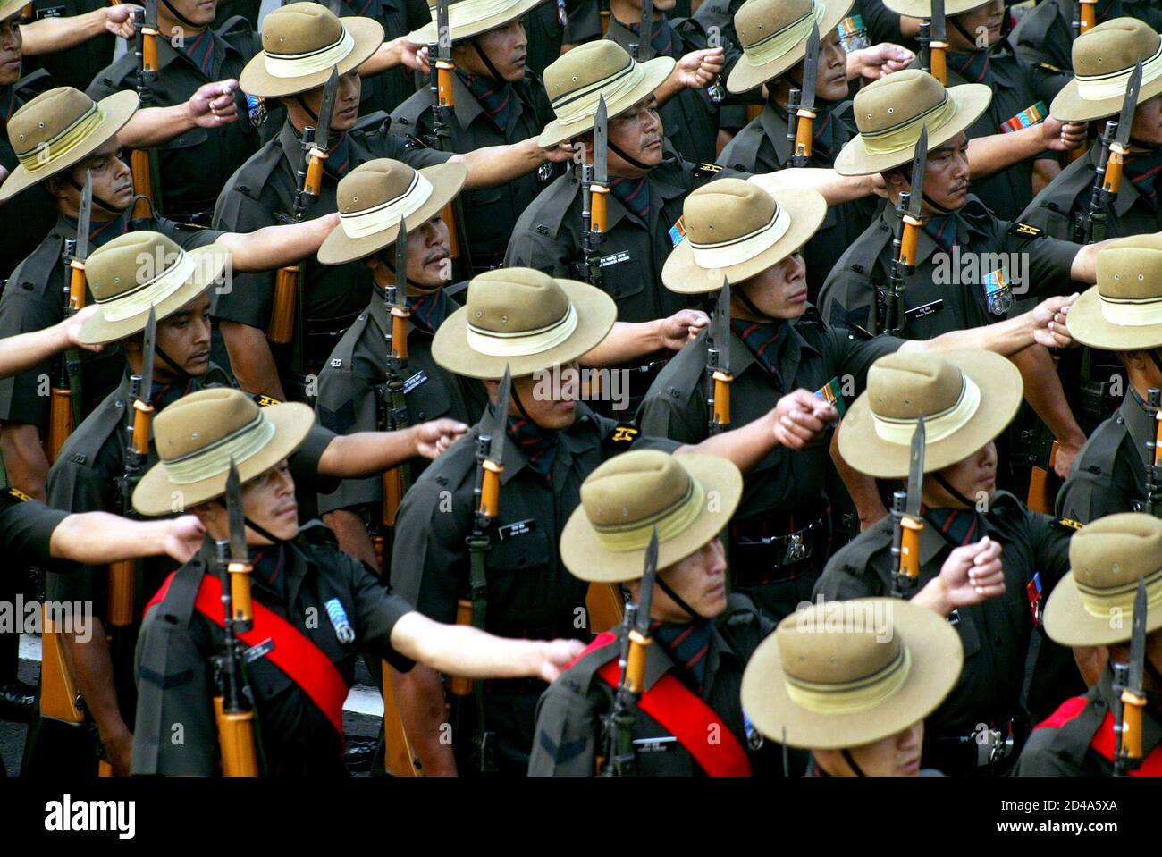 Gurkha regiment hi-res stock 