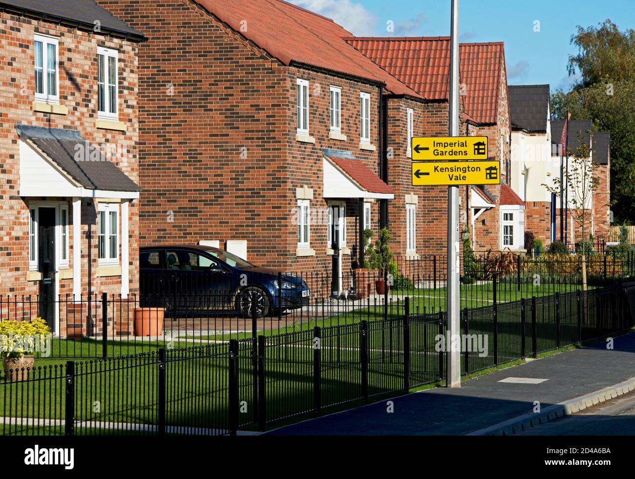 Imperial Gardens, a new housing estate on the edge of Howden, East
