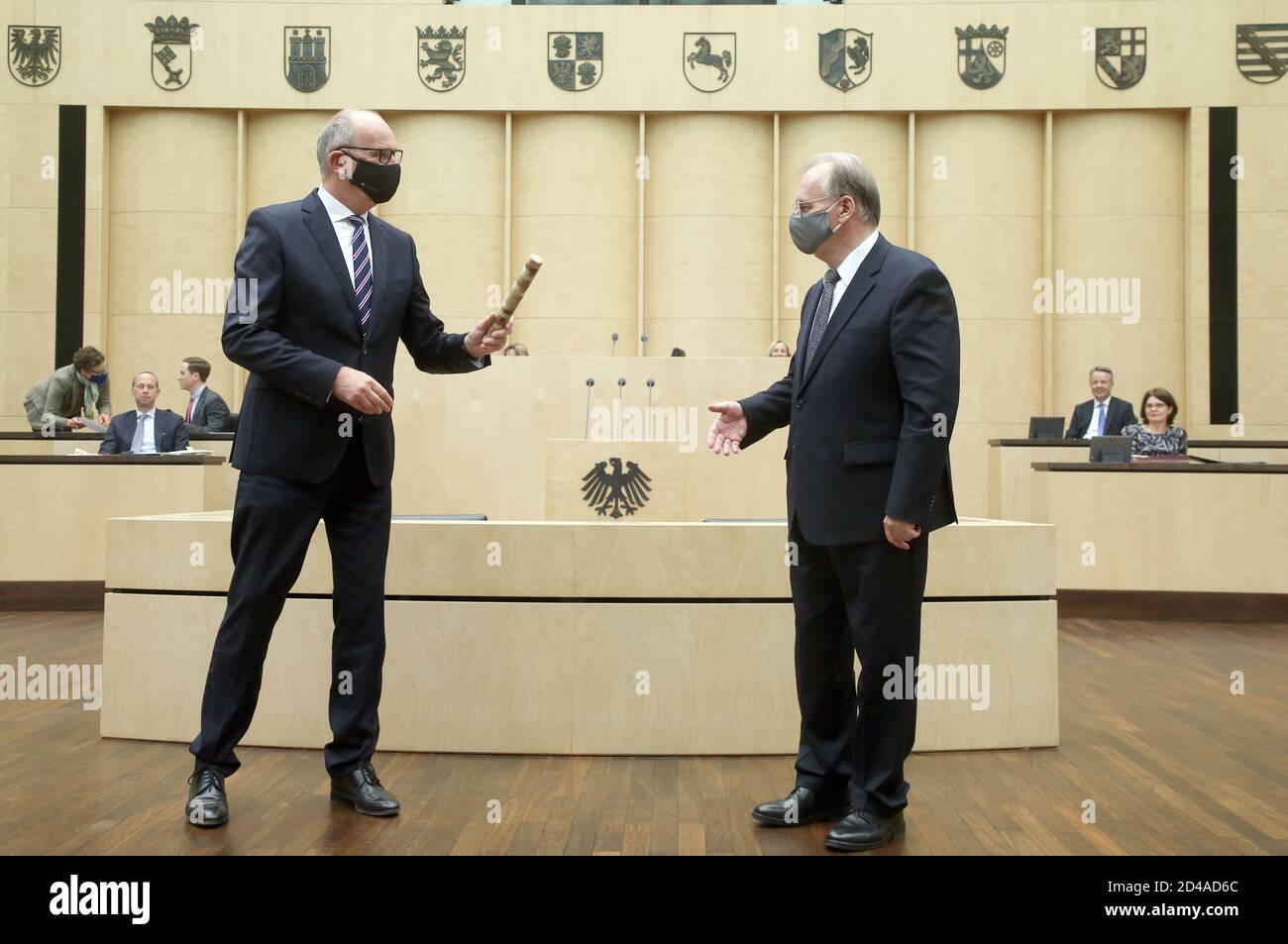 09 October 2020 Berlin Dietmar Woidke Spd L Prime Minister Of Brandenburg And President Of The