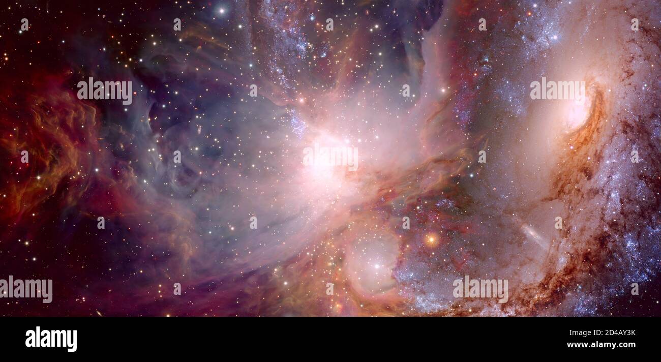 Blue space nebula hi-res stock photography and images - Alamy