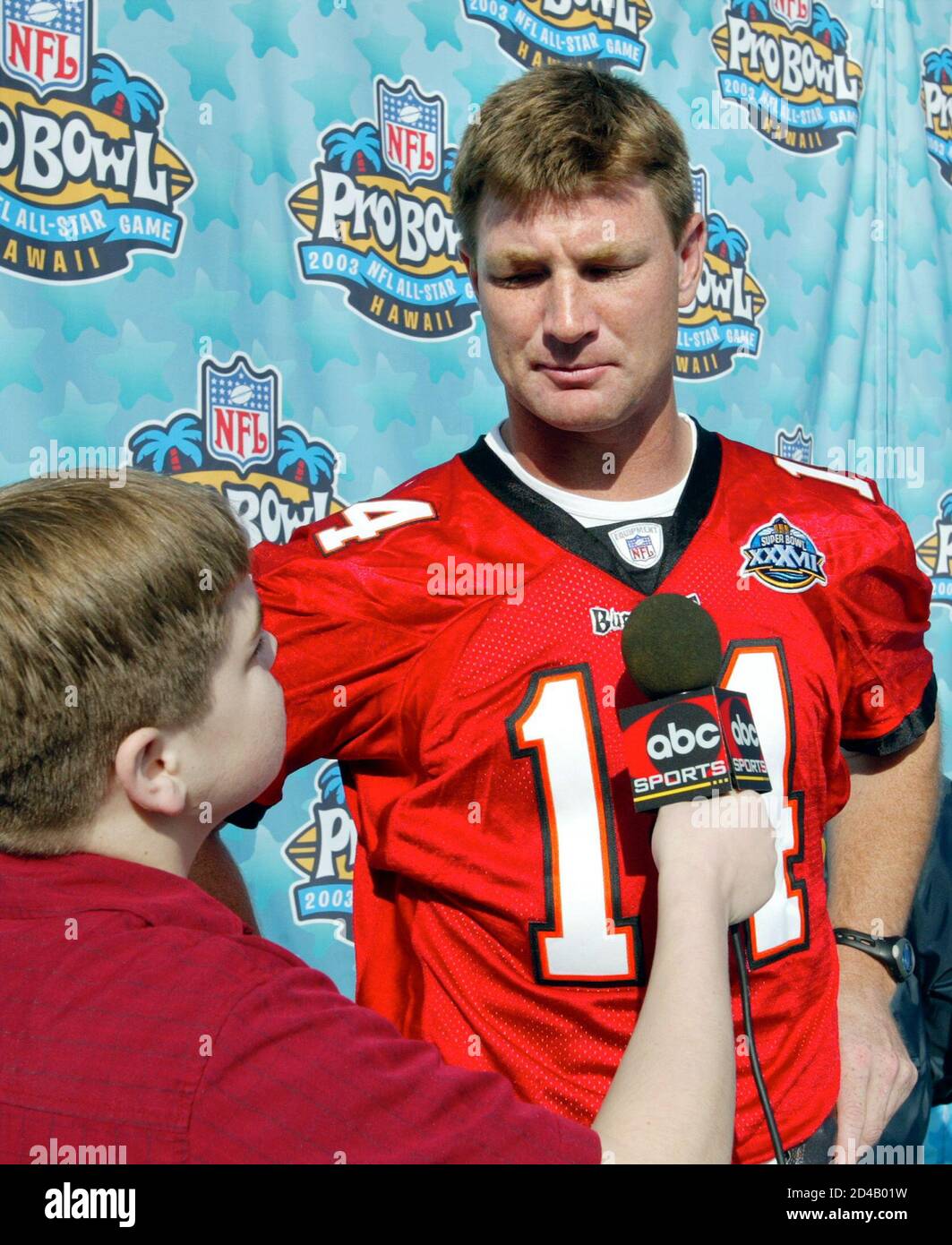 Tampa bay buccaneers quarterback shaun hires stock photography and