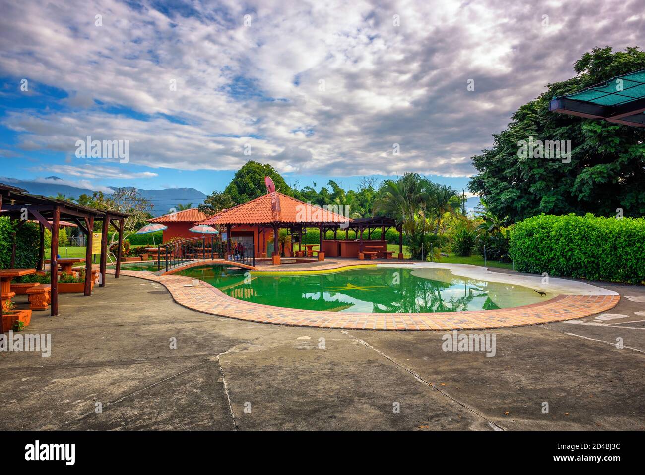 Hotel Rancho Leon located near Manuel Antonio National Park in Costa Rica Stock Photo