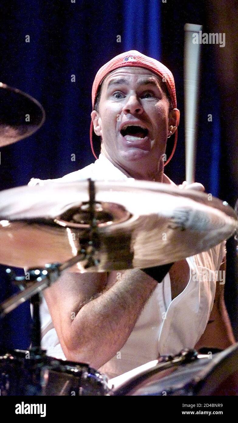 Red hot chili peppers drummer hires stock photography and images Alamy