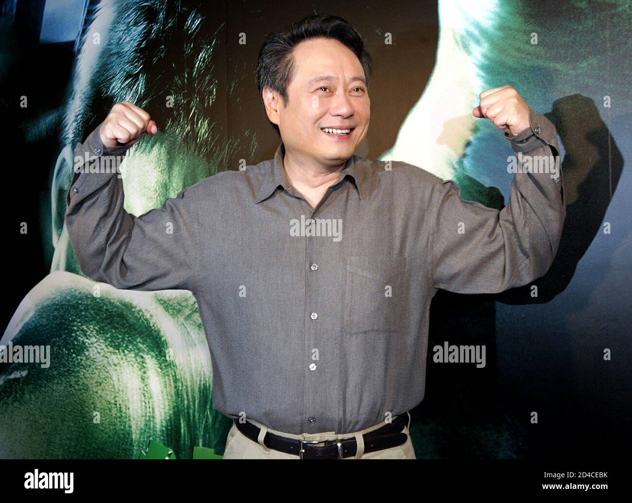 Taiwan-born director Ang Lee poses as the character in his latest movie  