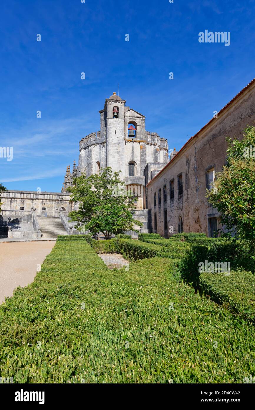 Castle and Convent of the Order of Christ, Tomar, Santarem district ...