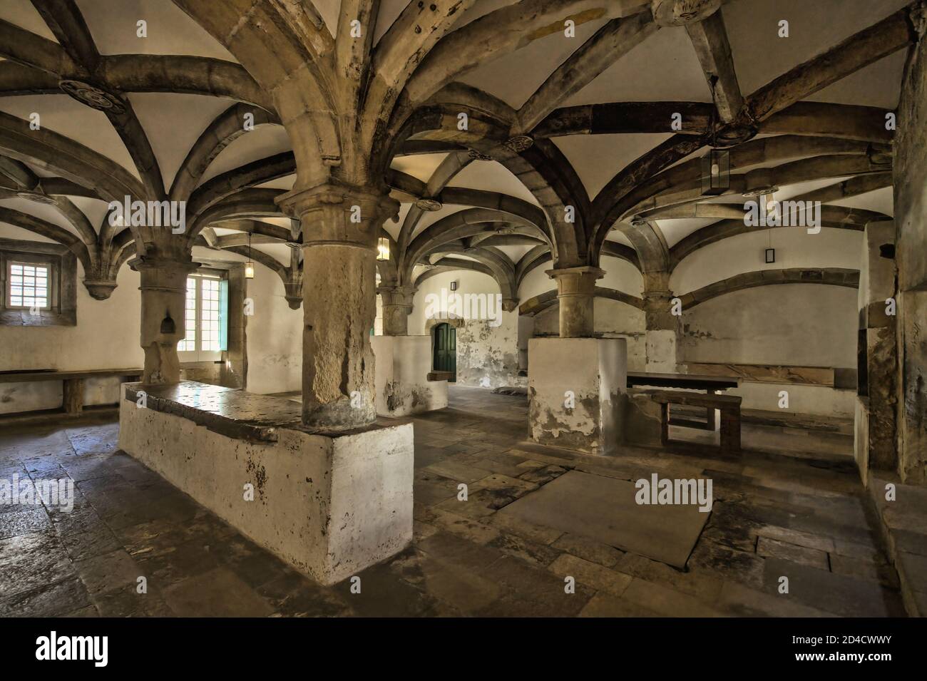 Kitchen, Castle and Convent of the Order of Christ, Tomar, Santarem ...