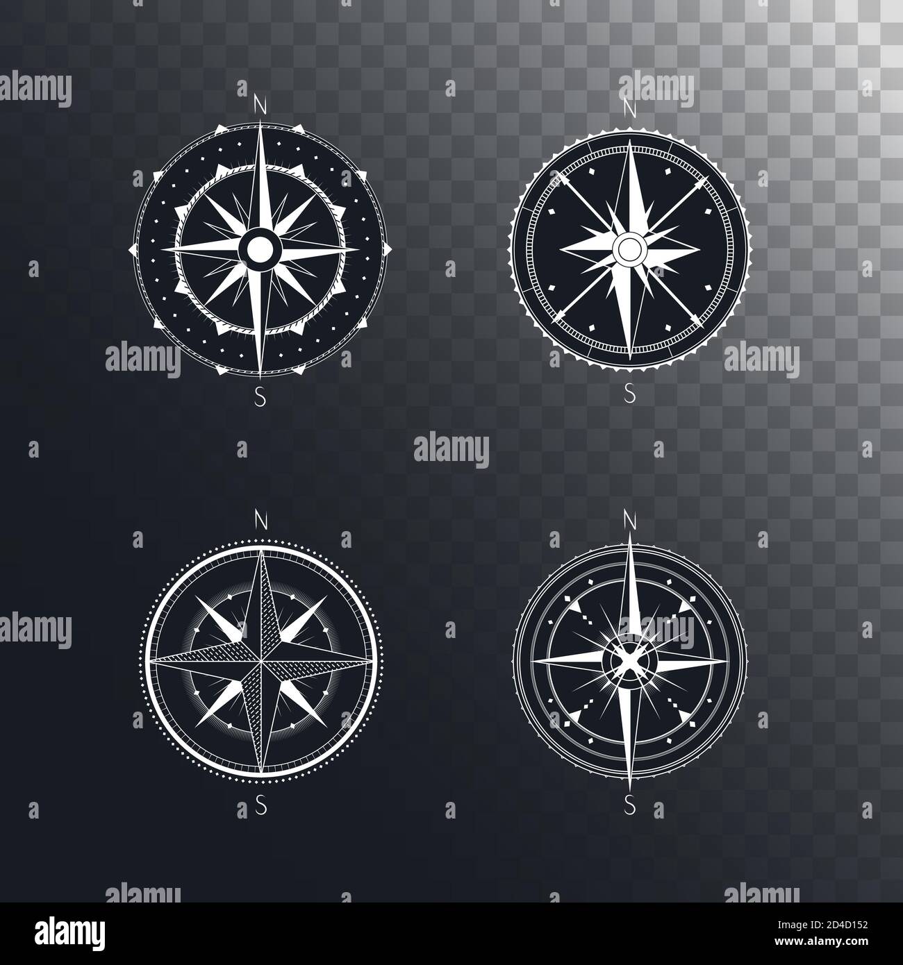 Compass roses Stock Vector Images - Alamy, image size:1300x1390