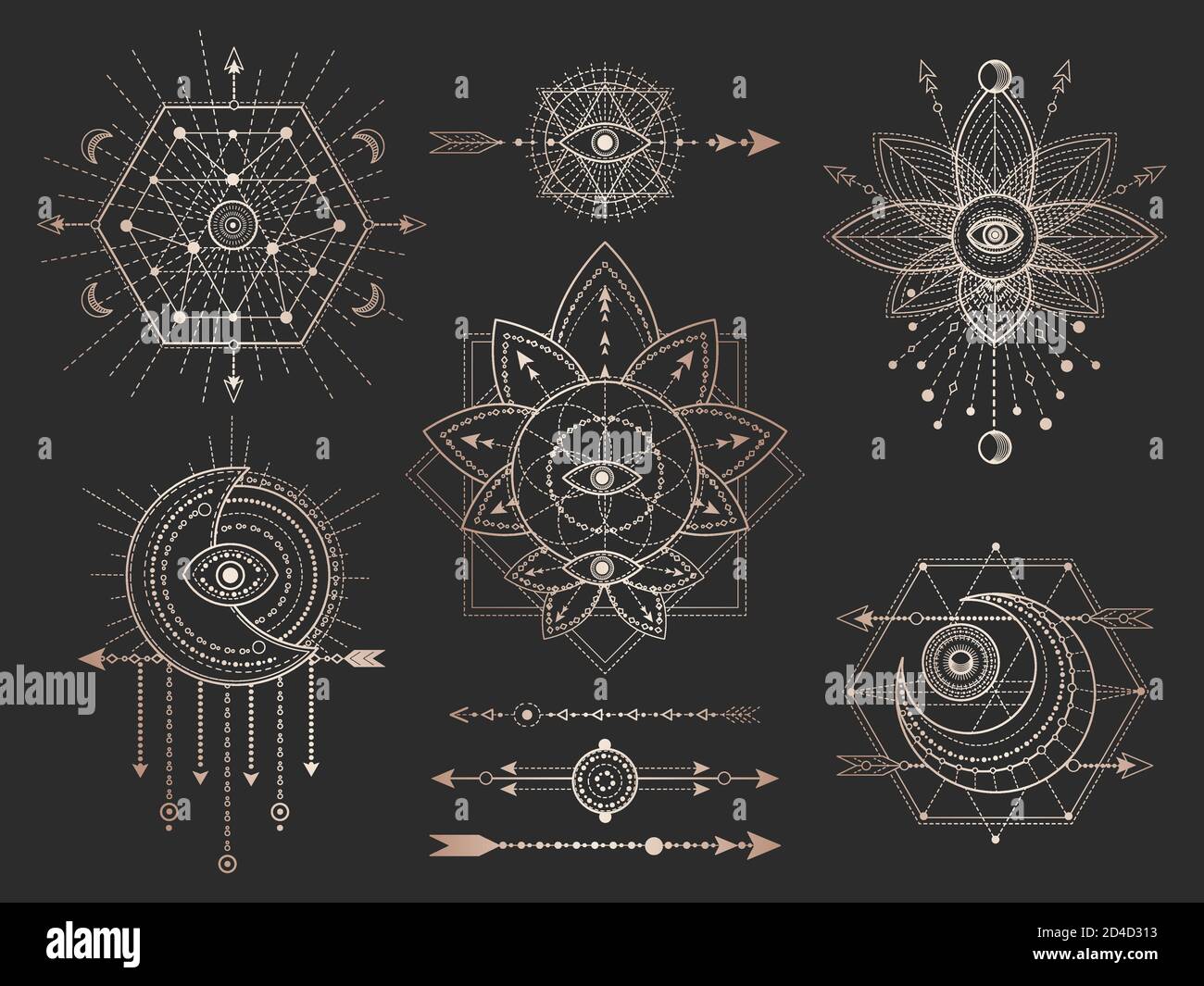 sacred geometry symbols tattoos