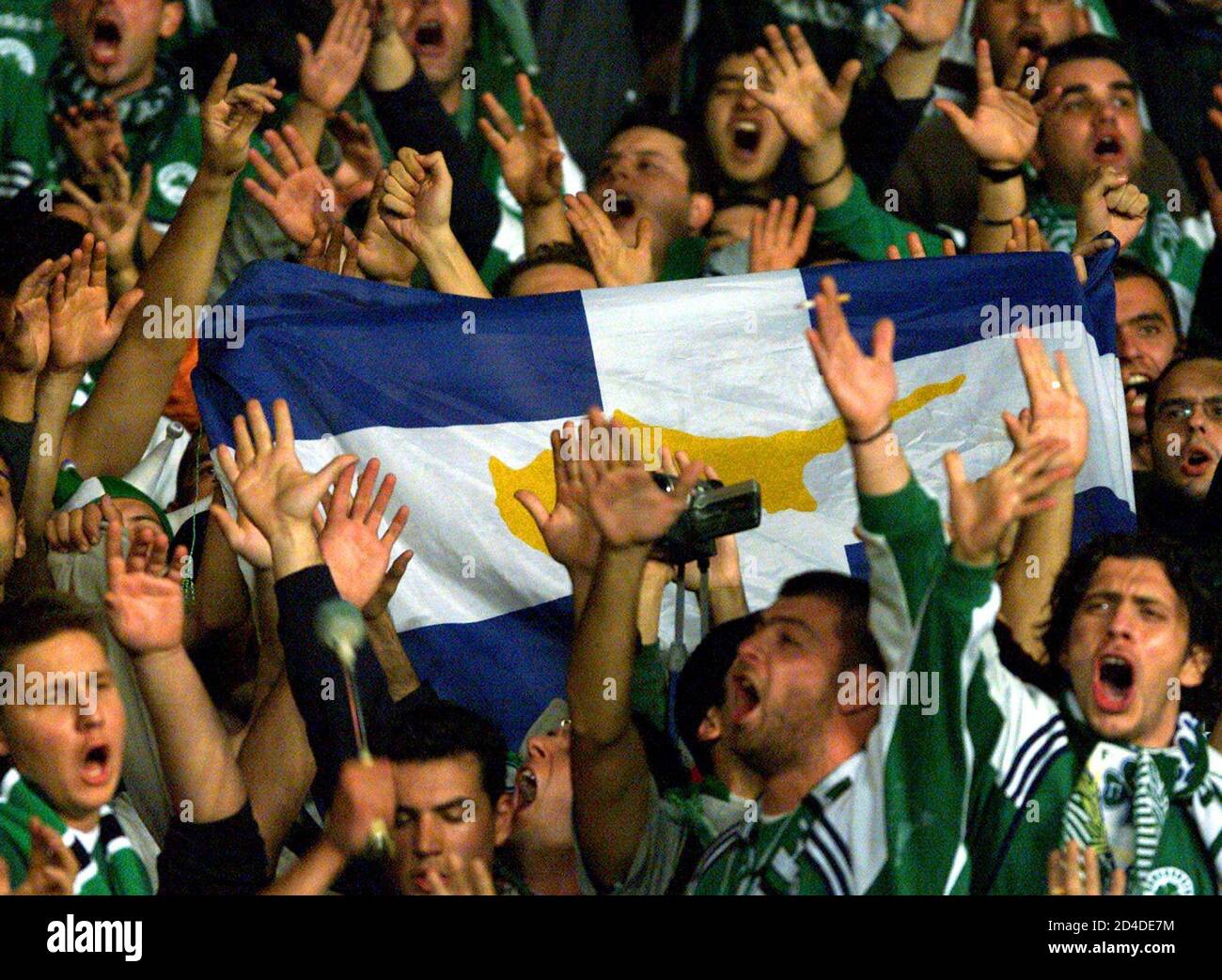 Fenerbahce fans with a turkey flag hires stock photography and images
